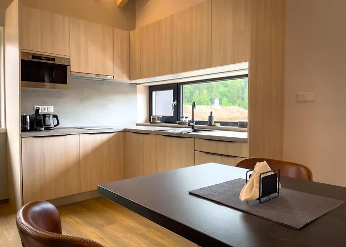 아파트 Eliska - Modern Family Loft Direct On Slope And Forest